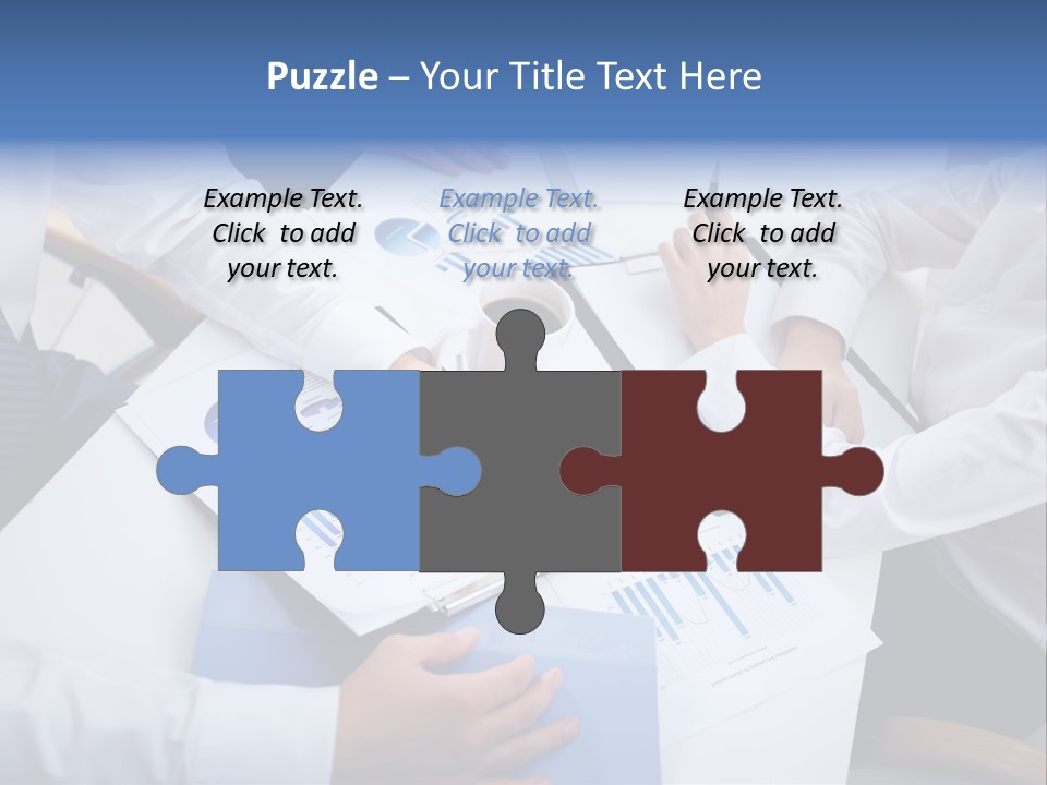 Busy Charts Review PowerPoint Template