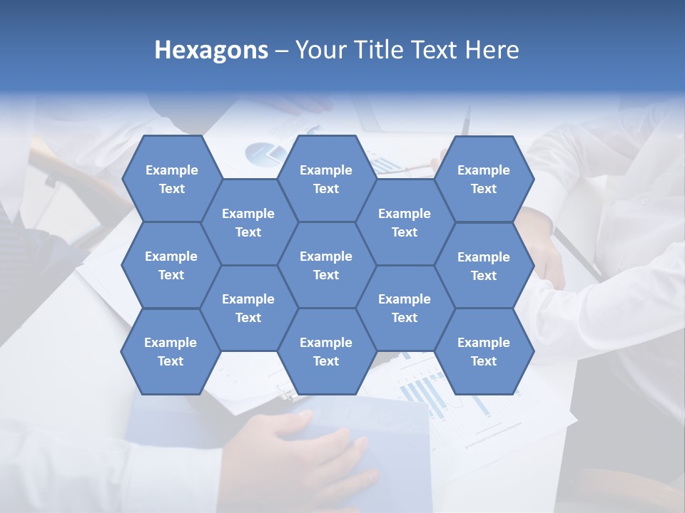 Busy Charts Review PowerPoint Template