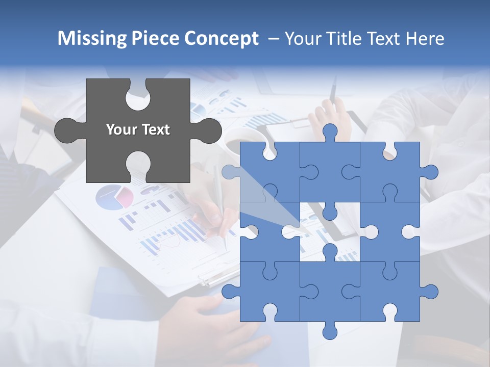 Busy Charts Review PowerPoint Template