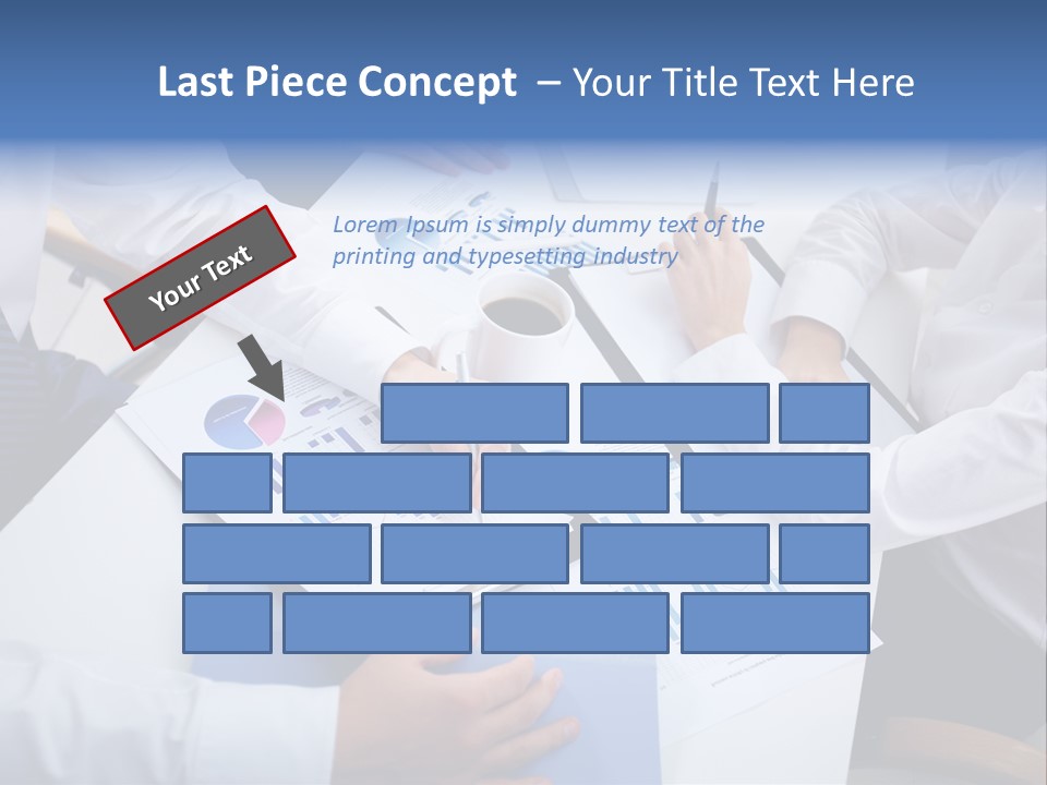Busy Charts Review PowerPoint Template