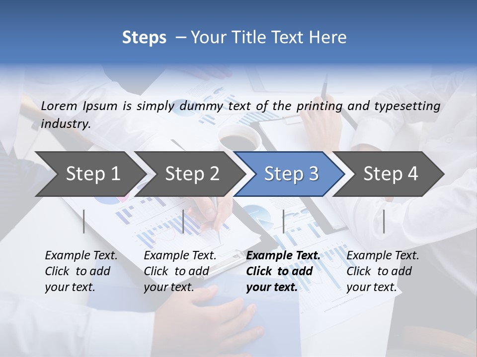 Busy Charts Review PowerPoint Template