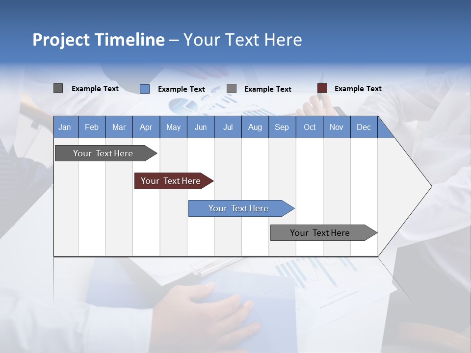 Busy Charts Review PowerPoint Template