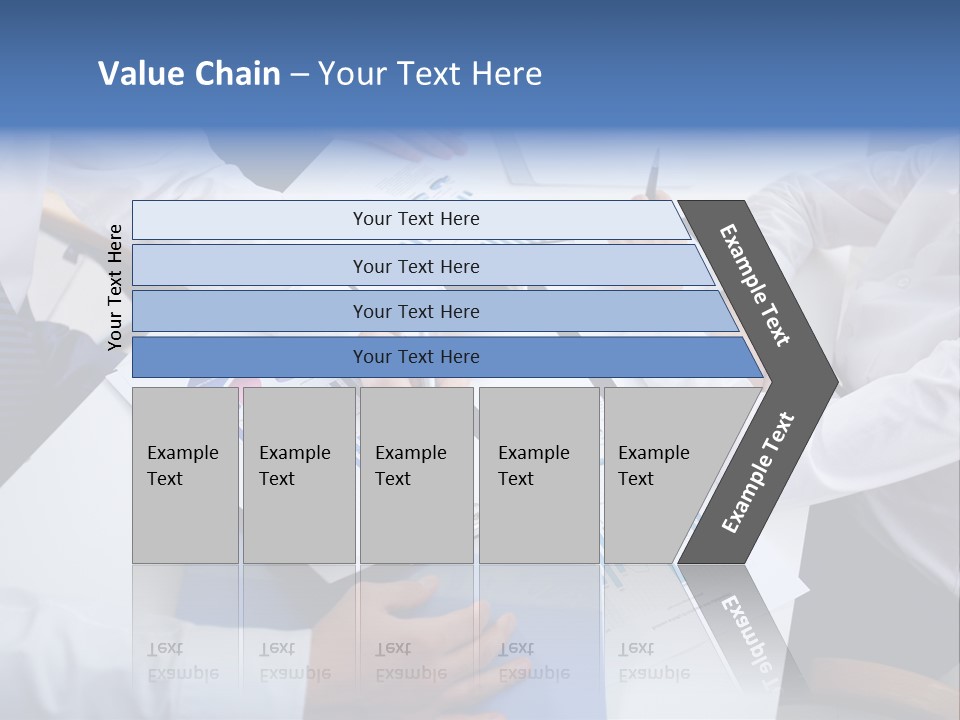 Busy Charts Review PowerPoint Template