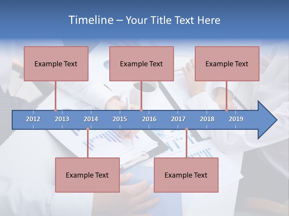 Busy Charts Review PowerPoint Template
