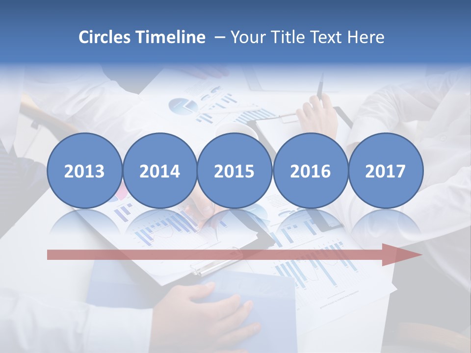 Busy Charts Review PowerPoint Template