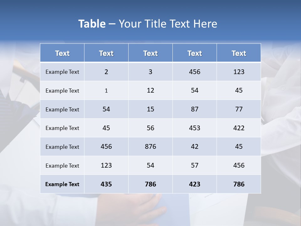 Busy Charts Review PowerPoint Template