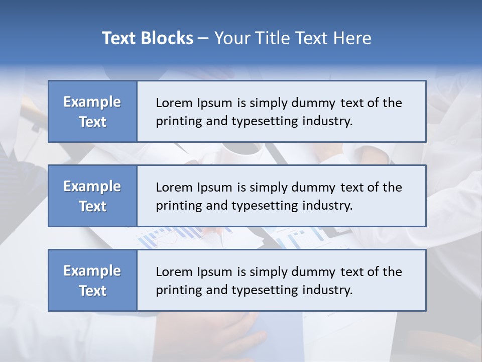Busy Charts Review PowerPoint Template