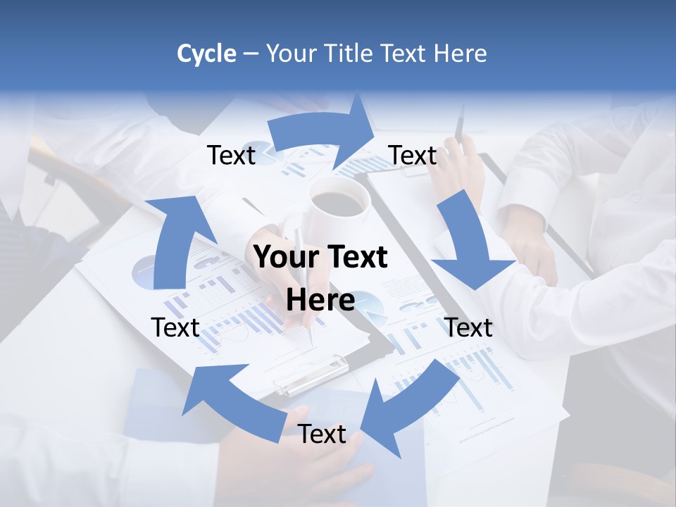 Busy Charts Review PowerPoint Template