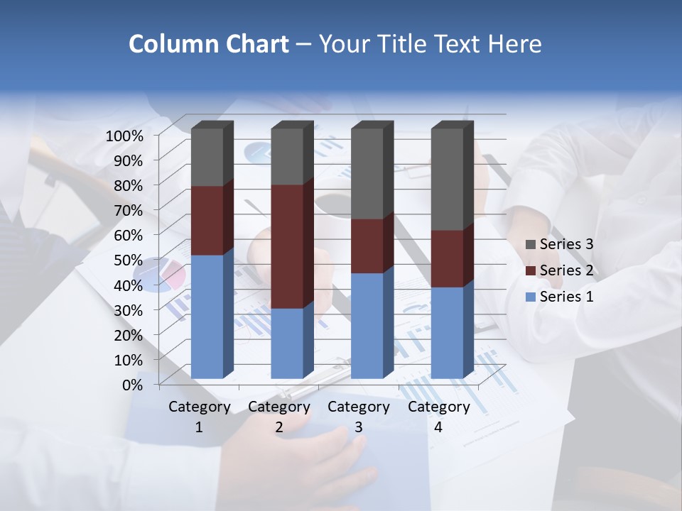 Busy Charts Review PowerPoint Template