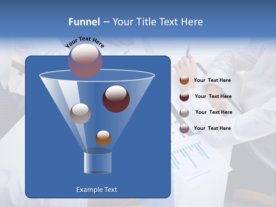 Busy Charts Review PowerPoint Template