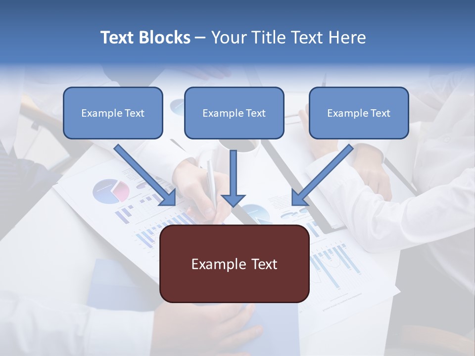 Busy Charts Review PowerPoint Template