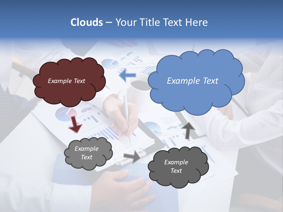 Busy Charts Review PowerPoint Template
