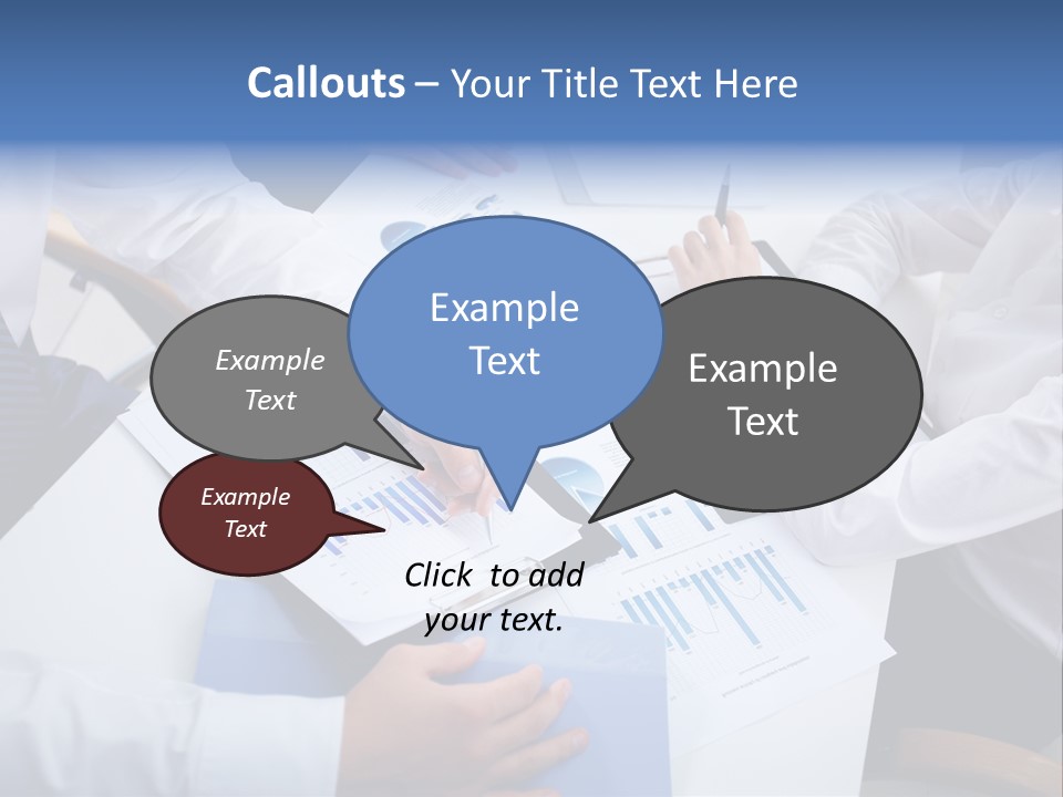 Busy Charts Review PowerPoint Template