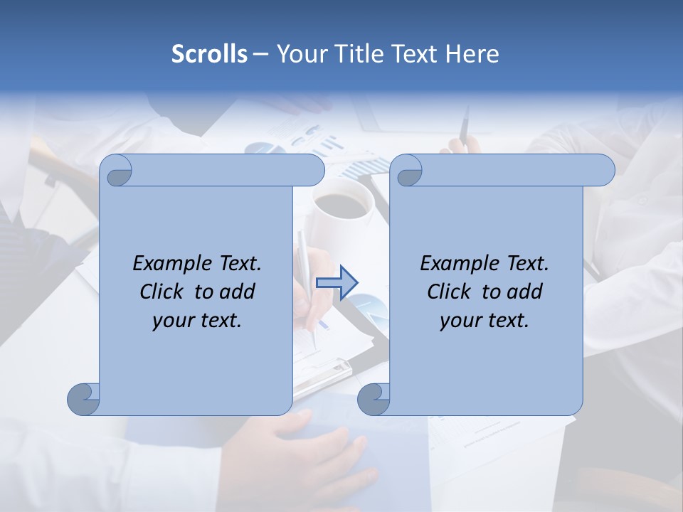 Busy Charts Review PowerPoint Template