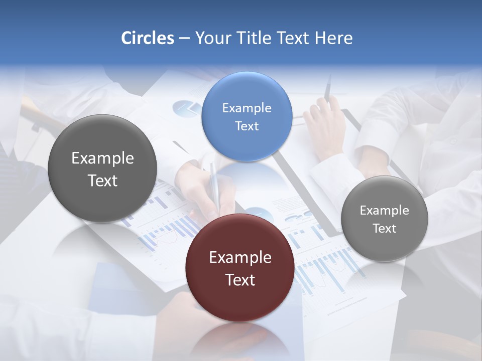 Busy Charts Review PowerPoint Template