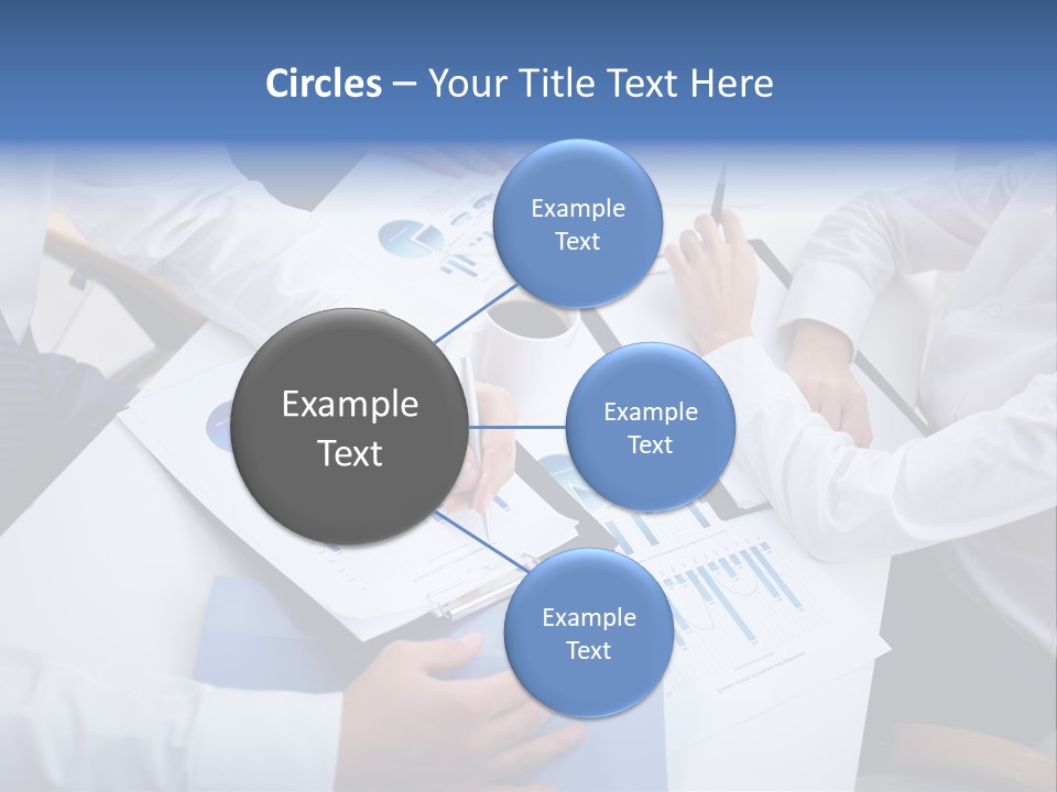 Busy Charts Review PowerPoint Template
