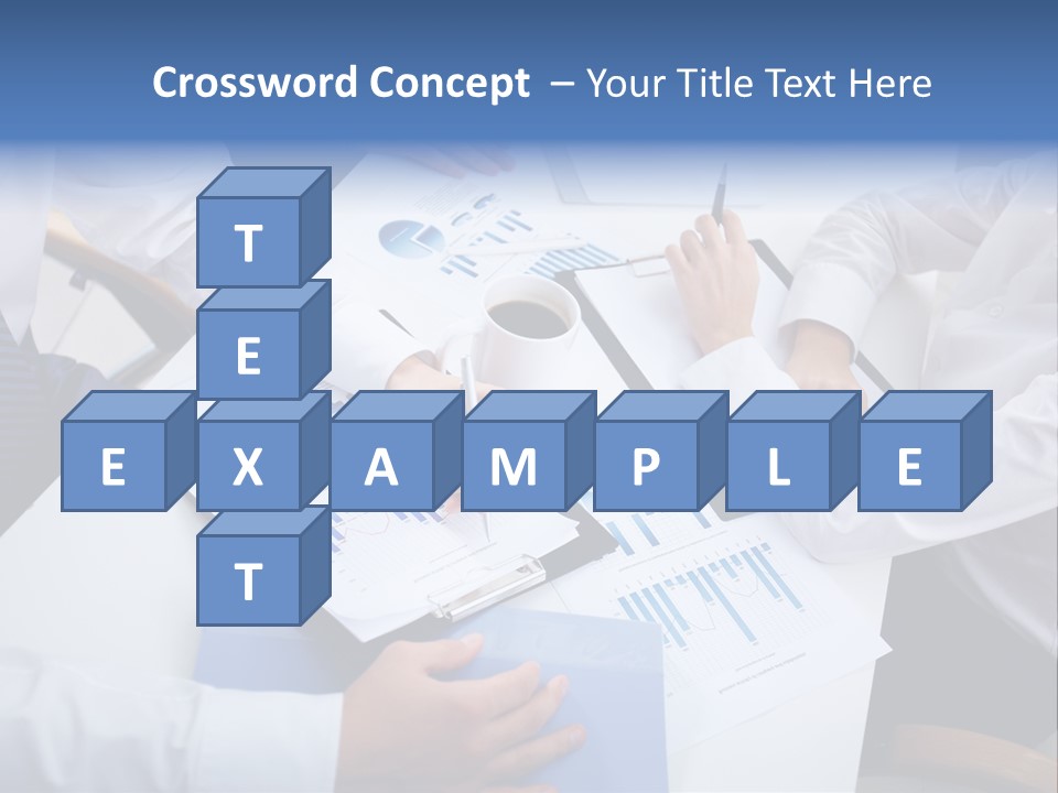 Busy Charts Review PowerPoint Template