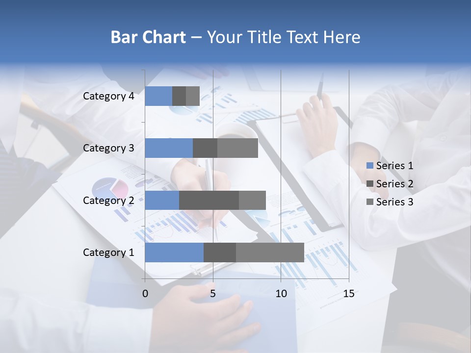 Busy Charts Review PowerPoint Template