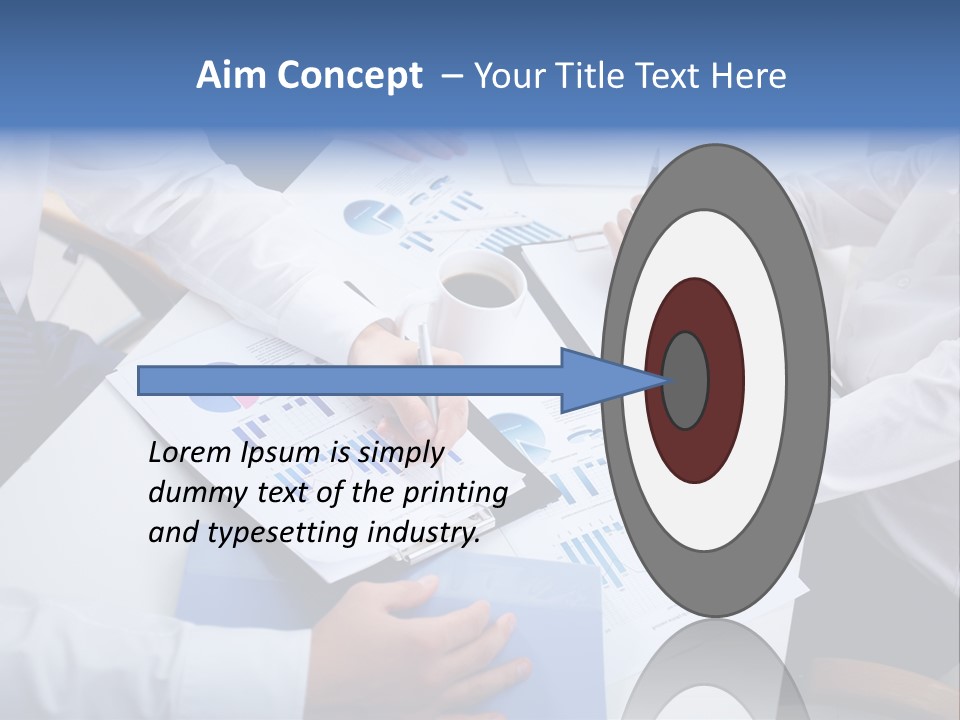 Busy Charts Review PowerPoint Template