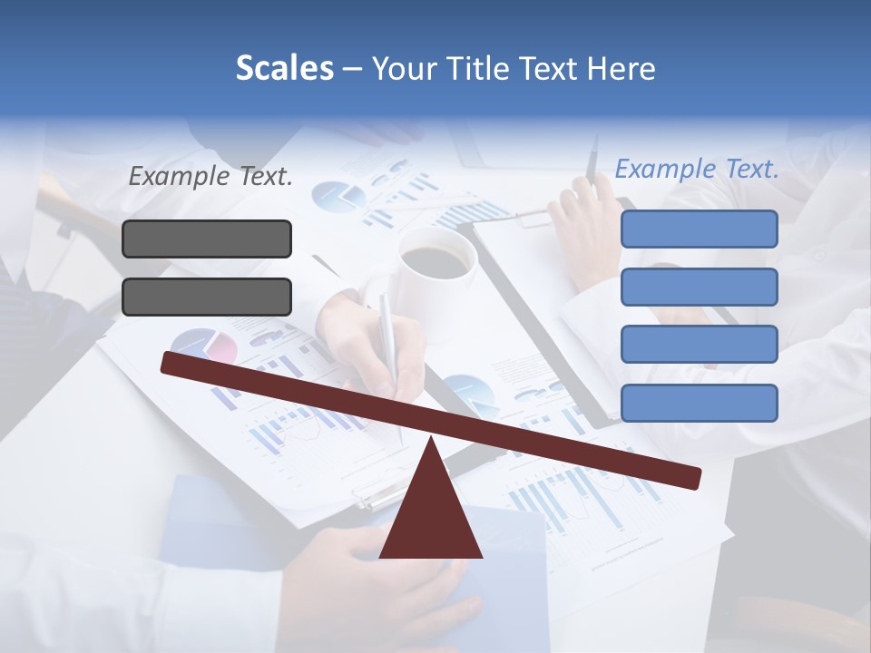 Busy Charts Review PowerPoint Template
