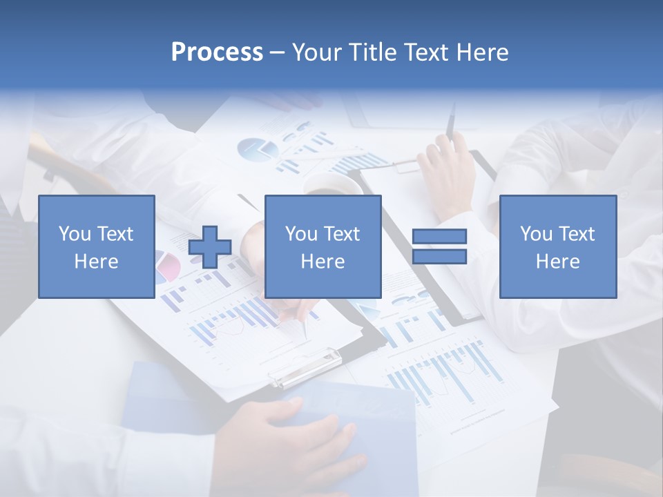 Busy Charts Review PowerPoint Template