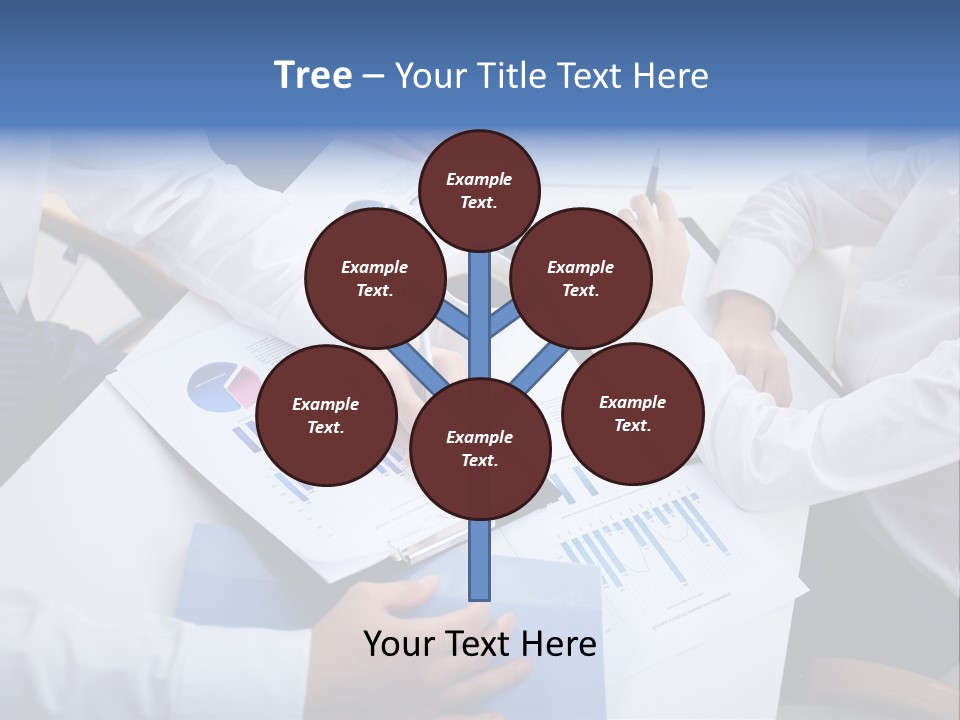 Busy Charts Review PowerPoint Template