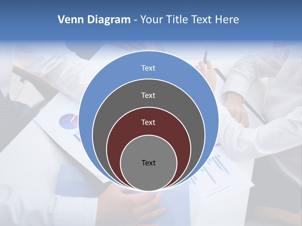 Busy Charts Review PowerPoint Template