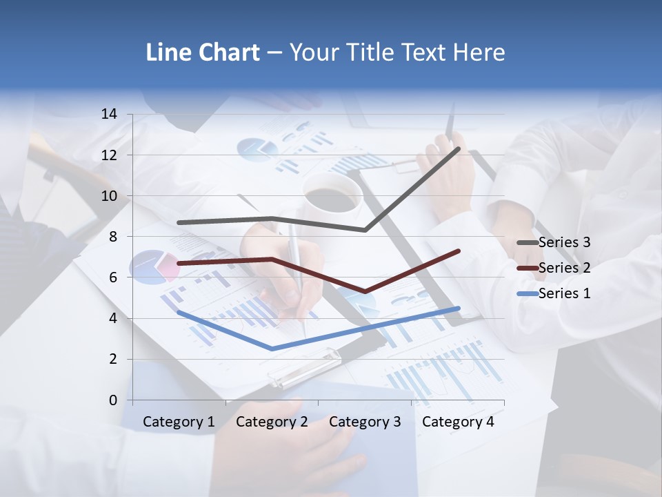 Busy Charts Review PowerPoint Template