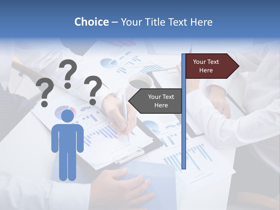 Busy Charts Review PowerPoint Template