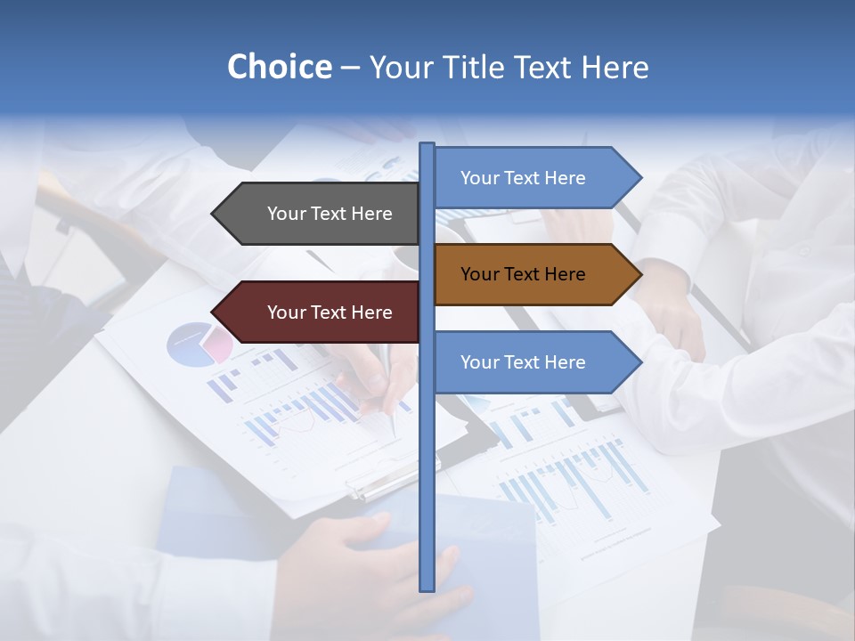 Busy Charts Review PowerPoint Template