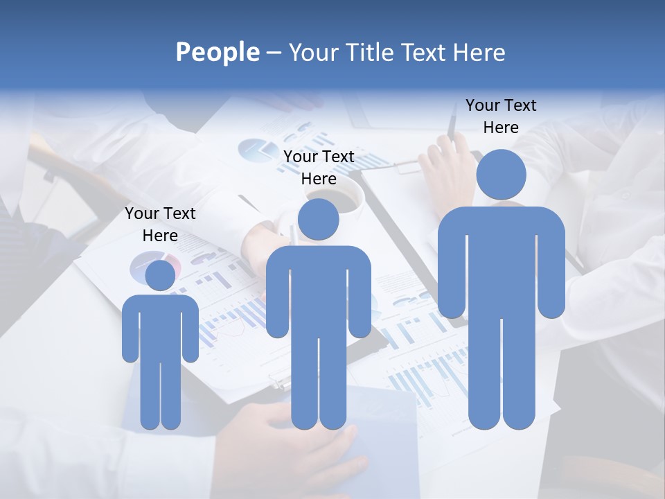 Busy Charts Review PowerPoint Template