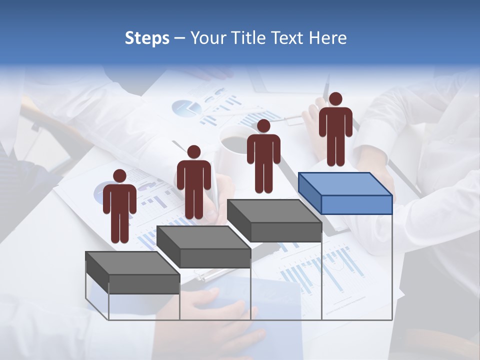 Busy Charts Review PowerPoint Template