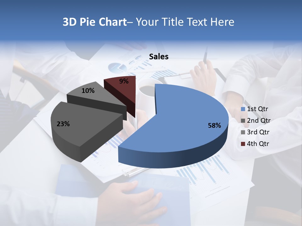Busy Charts Review PowerPoint Template