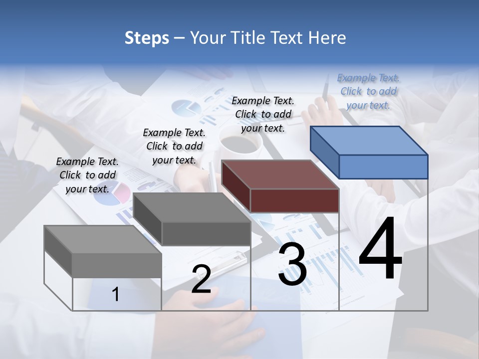 Busy Charts Review PowerPoint Template