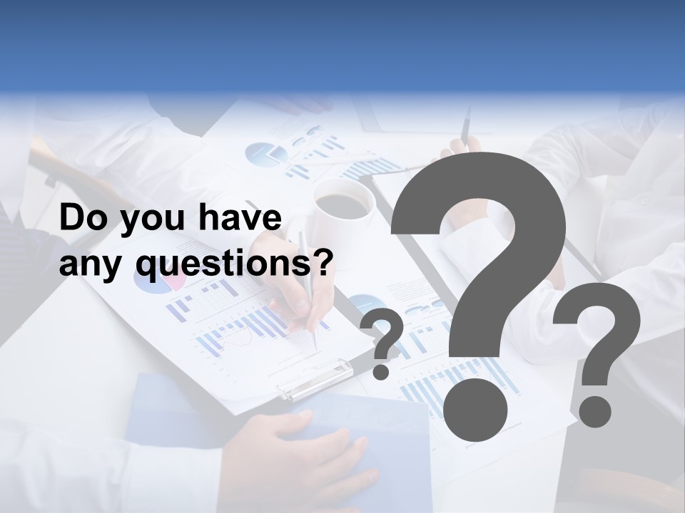 Busy Charts Review PowerPoint Template