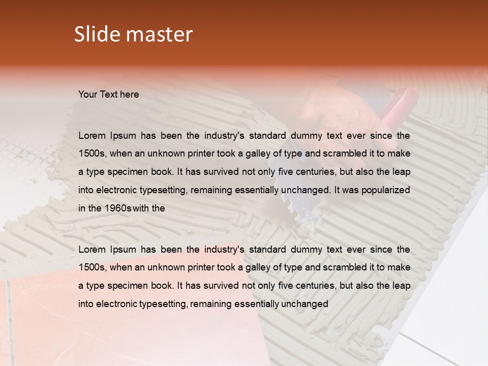 Worker Labor Renovate PowerPoint Template