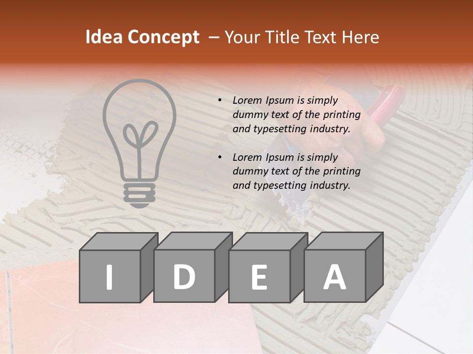 Worker Labor Renovate PowerPoint Template