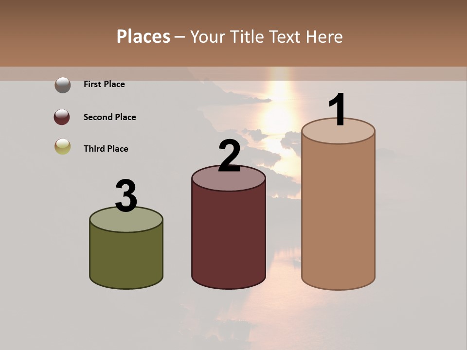 Cylinder Horizon Rural Site PowerPoint Template