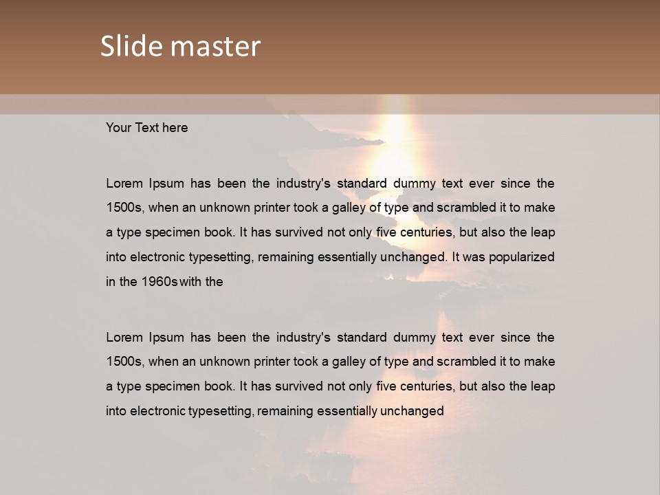 Cylinder Horizon Rural Site PowerPoint Template