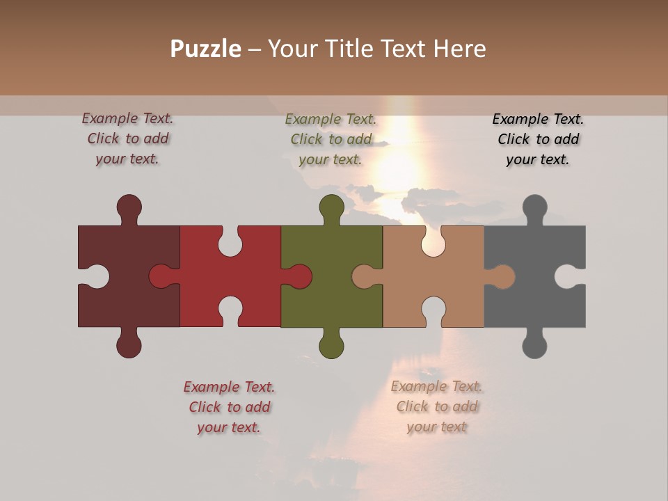 Cylinder Horizon Rural Site PowerPoint Template