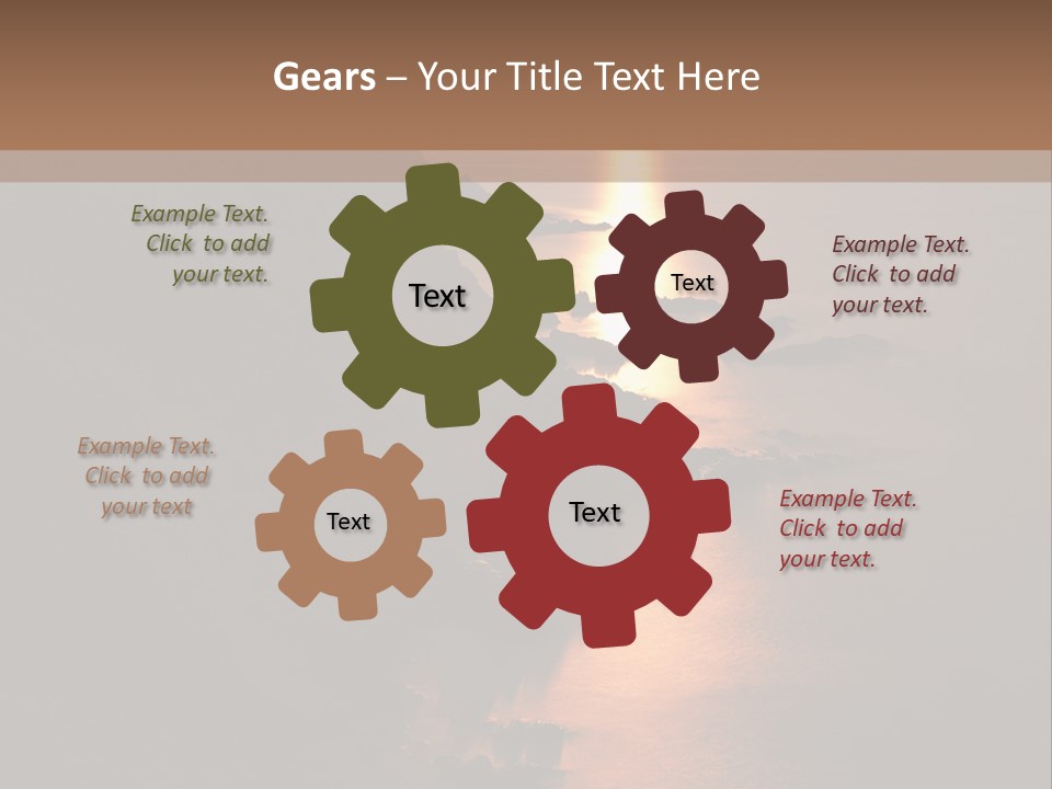 Cylinder Horizon Rural Site PowerPoint Template