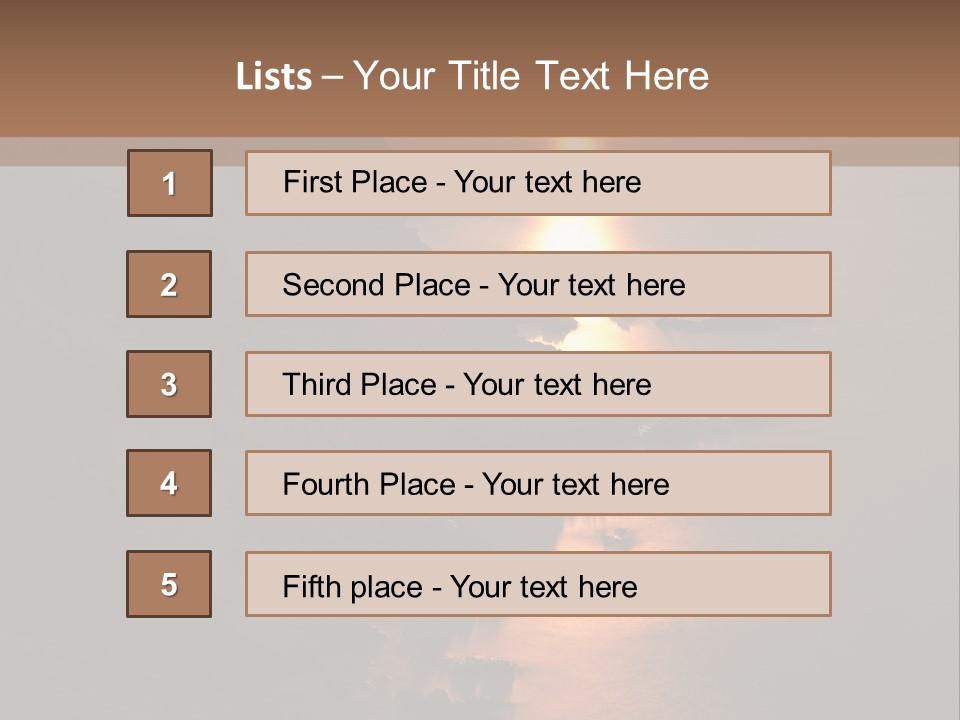 Cylinder Horizon Rural Site PowerPoint Template