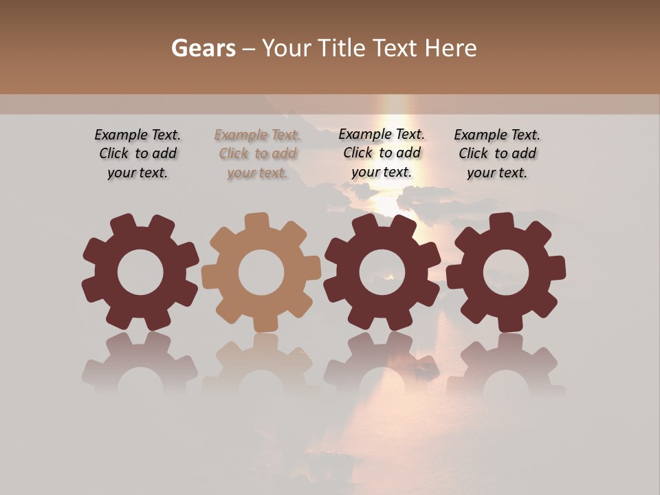 Cylinder Horizon Rural Site PowerPoint Template