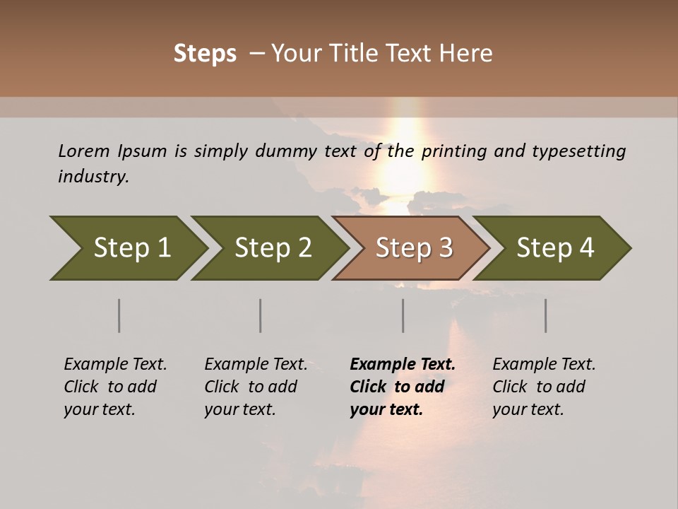Cylinder Horizon Rural Site PowerPoint Template