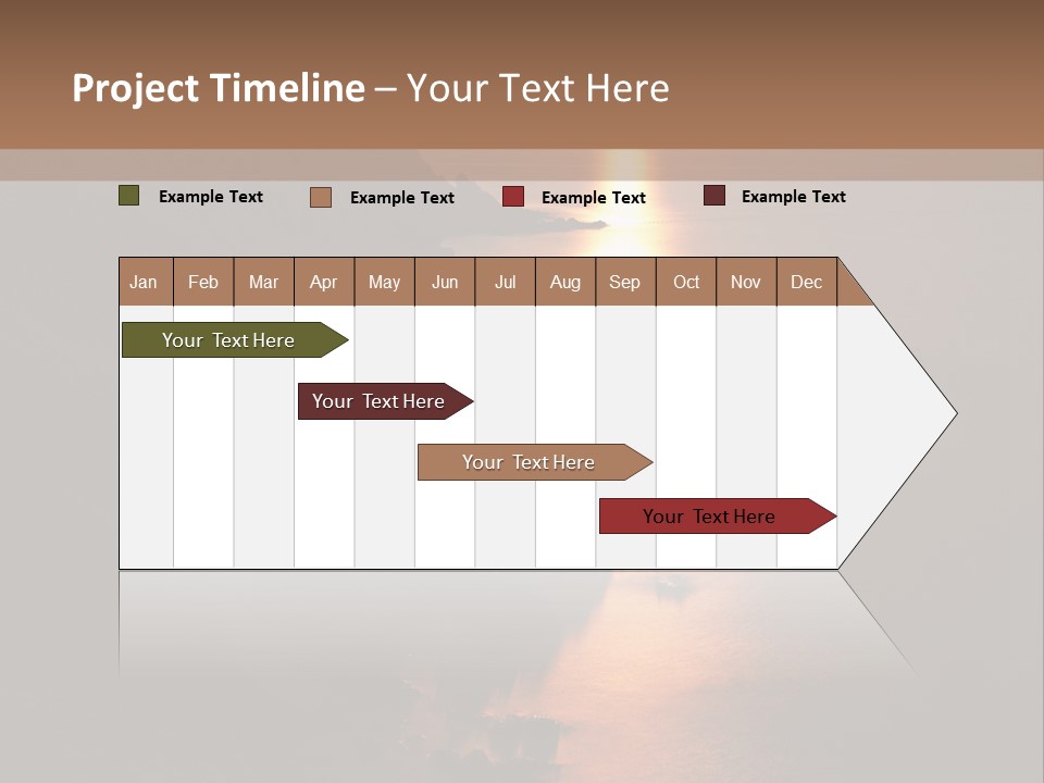 Cylinder Horizon Rural Site PowerPoint Template