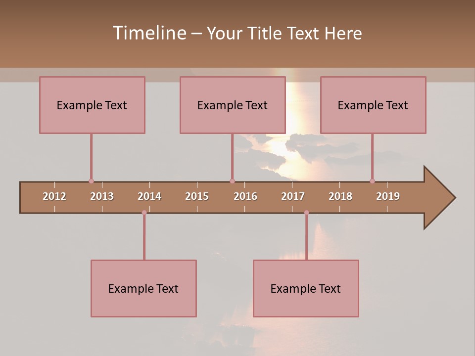 Cylinder Horizon Rural Site PowerPoint Template