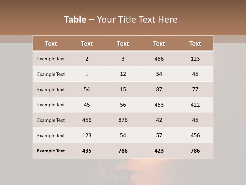 Cylinder Horizon Rural Site PowerPoint Template