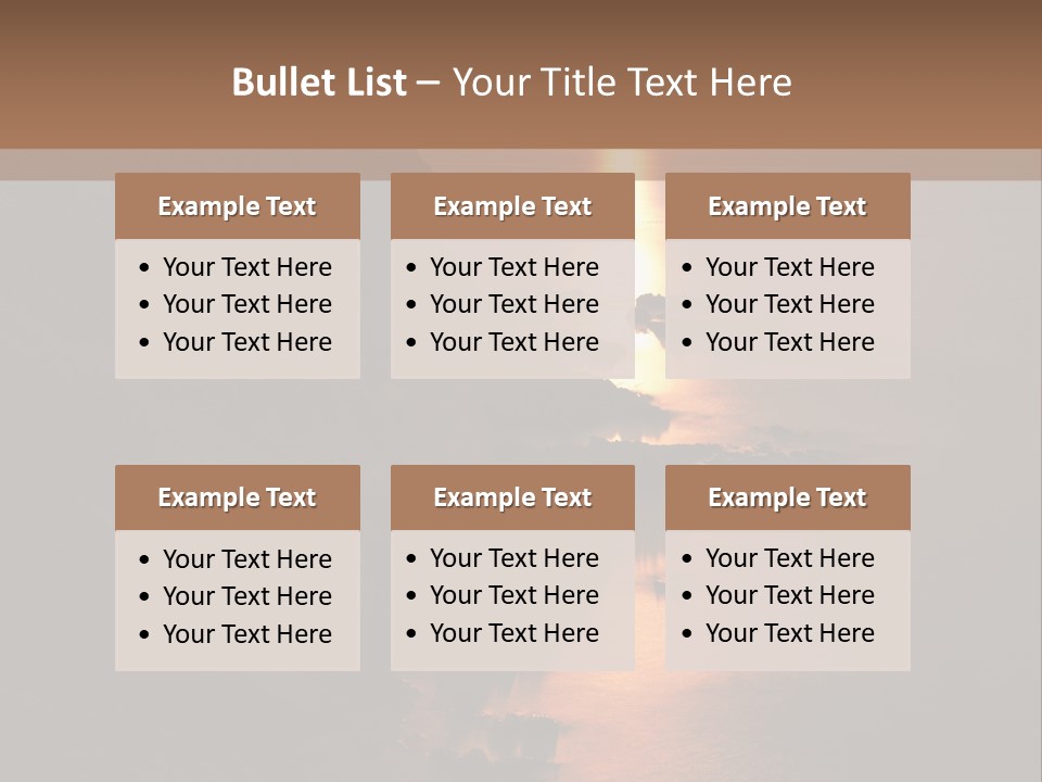 Cylinder Horizon Rural Site PowerPoint Template