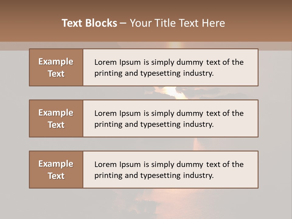 Cylinder Horizon Rural Site PowerPoint Template