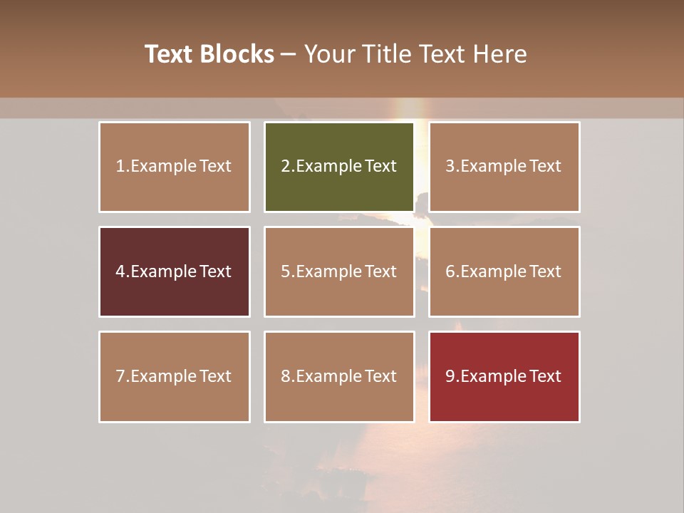 Cylinder Horizon Rural Site PowerPoint Template